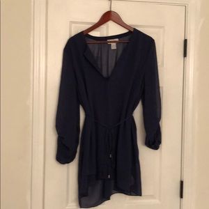 Jessica Simpson XL Sheer Maternity Tunic w tanktop